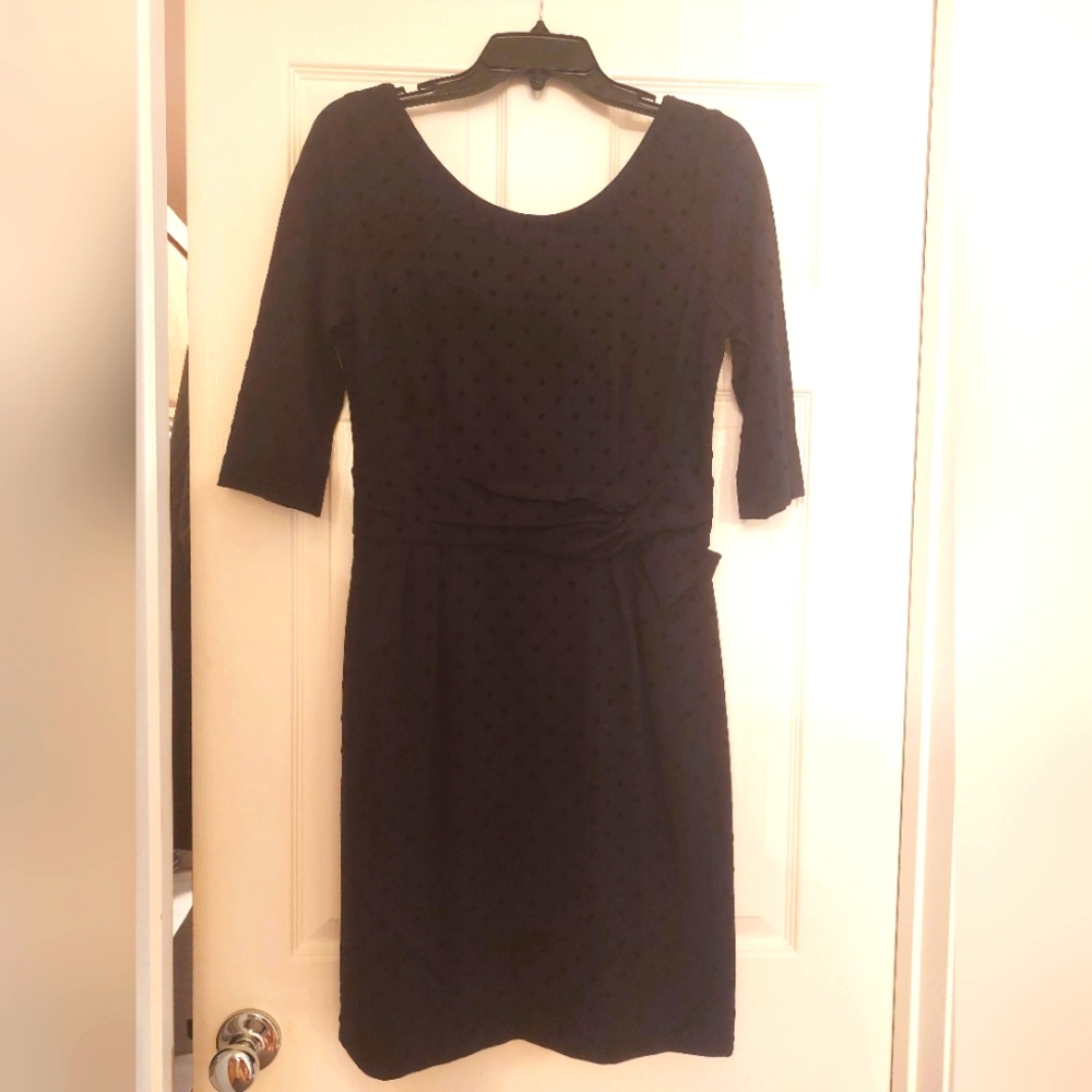 Black Kate Spade Dotted dress, size 10